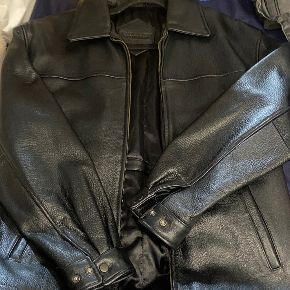 Bostonian Black Leather Jacket